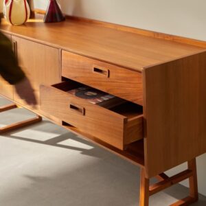 wohnli-moebel-suche-M21087546-1 Buffet aus Teak 160 cm 160x74x45cm Holz Beige Tikamoon Möbel Esszimmermöbel Sideboards, Highboards & niedrige Anrichten