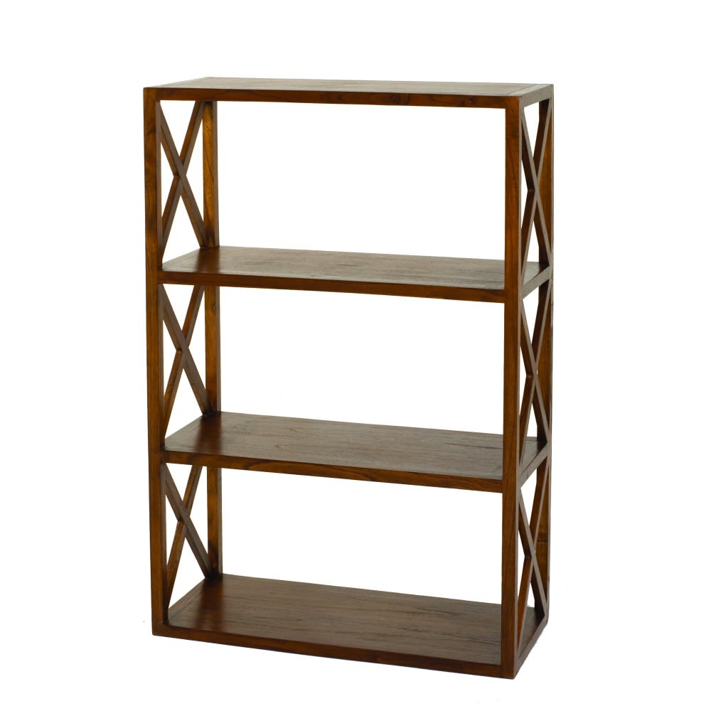 wohnli-moebel-suche-M21102170 Wohnli Möbelsuche - Regal mit Sprossen und 3 Ebenen aus Mindi-Holz