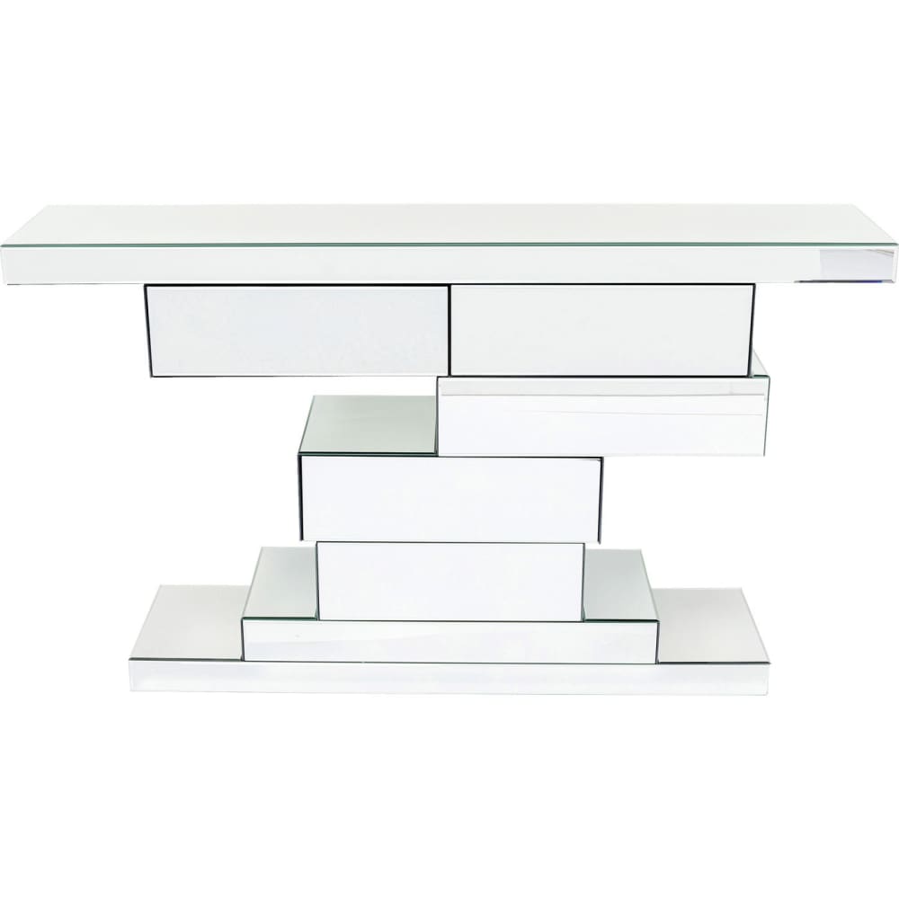 wohnli-moebel-suche-M21105135 Wohnli Möbelsuche - Konsole mit 3 Schubladen aus verspiegeltem Glas