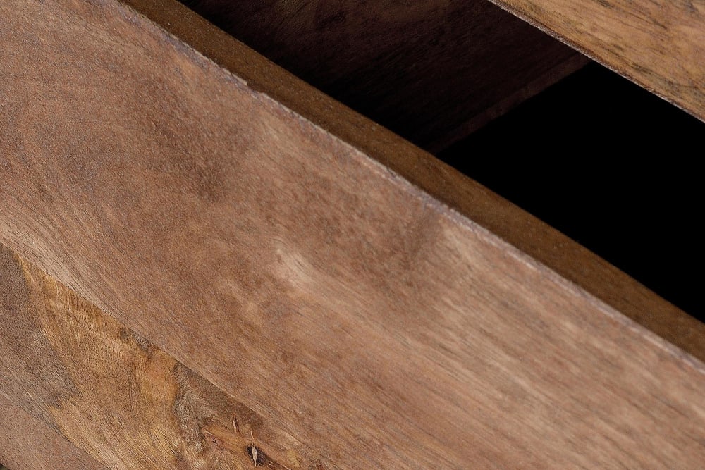 Sideboard aus Mangoholz und Bronze 160x78x40cm Holz Braun GINER Y COLOMER Möbel Esszimmermöbel Sideboards, Highboards & niedrige Anrichten