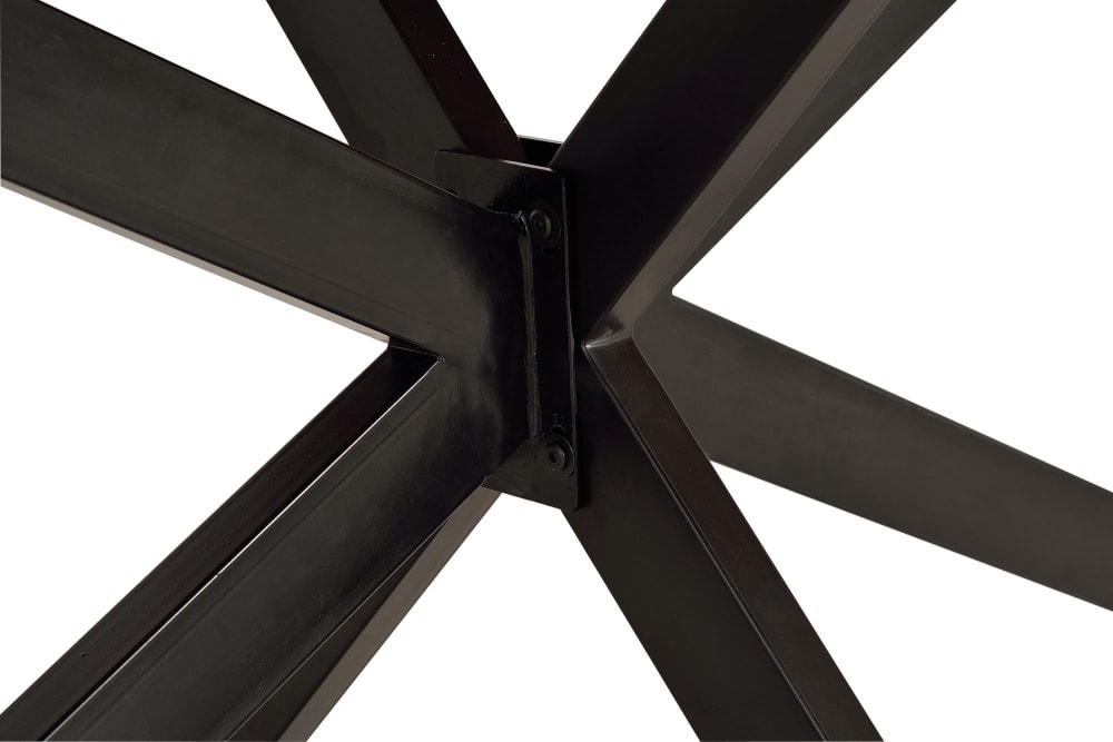 Esstisch aus Akazienholz 200x76x100cm Holz Braun GINER Y COLOMER Möbel Esszimmermöbel Esstische