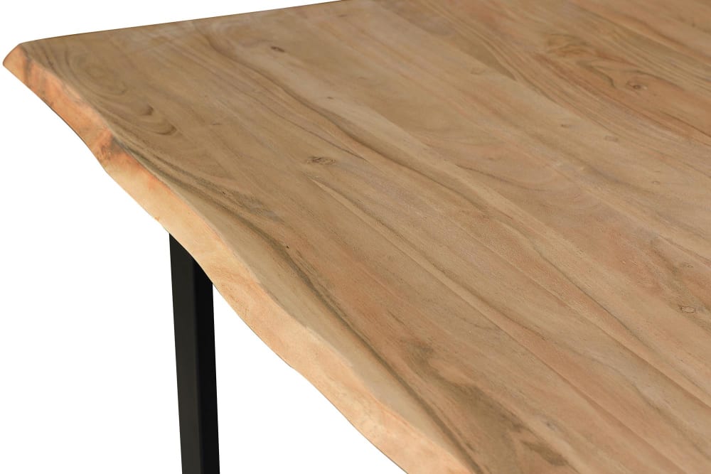 Esstisch aus Akazie 160x76x90cm Holz Braun GINER Y COLOMER Möbel Büromöbel Schreibtische