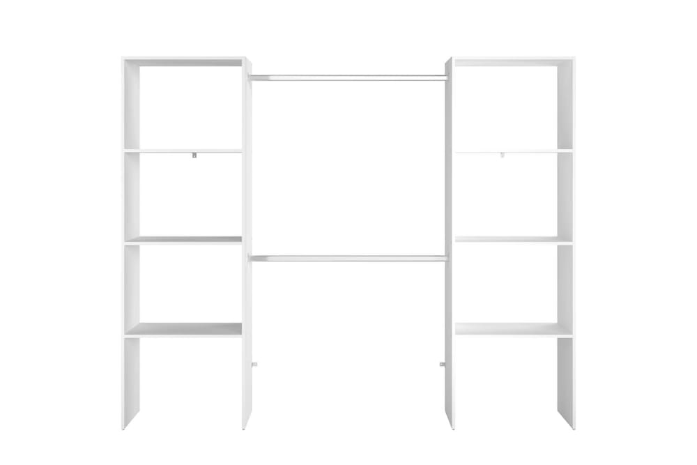 wohnli-moebel-suche-M21127188 Wohnli Möbelsuche - Kleiderschrank mit 6 Regalen
