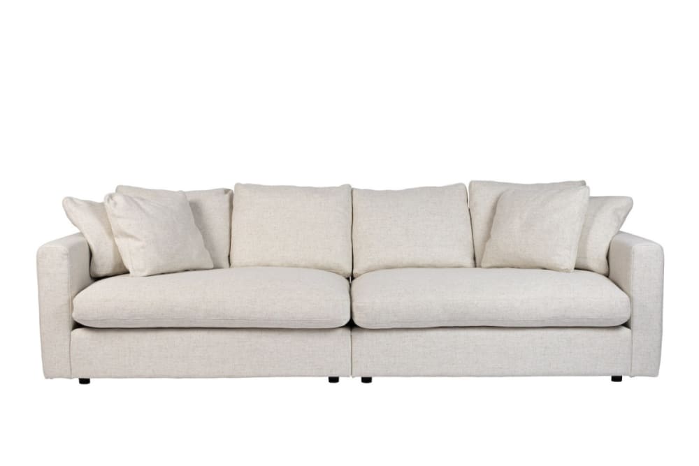 Wohnli Möbelsuche - 3-Sitzer-Sofa aus beigem Stoff