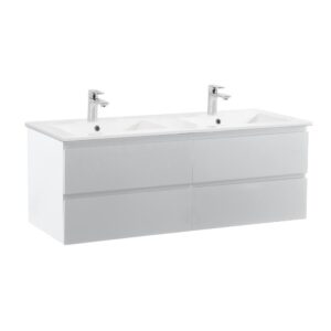 wohnli-moebel-suche-M21134940 Wohnli Möbelsuche - 120 cm Doppelwaschtisch mit Keramikarbeitsplatte