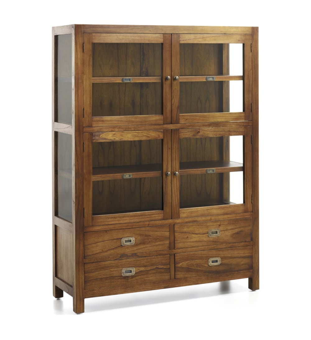 Wohnli Möbelsuche - Vitrine aus Mindi-Holz