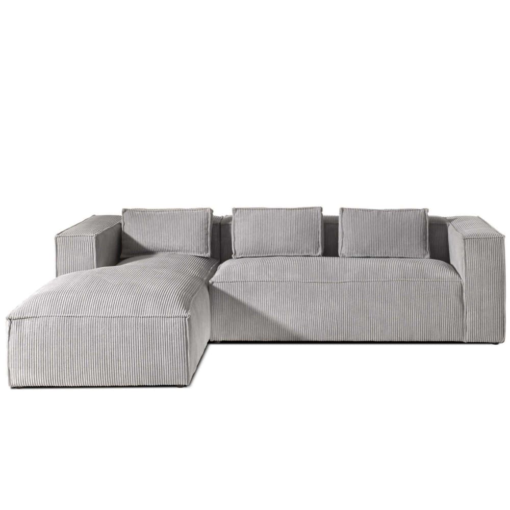 wohnli-moebel-suche-M22007196 Wohnli Möbelsuche - Stella - canapé d'angle - en velours côtelé - 4 places -style