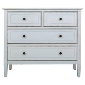 Kommode, 85x36x75, grau 85x75x36cm Spanplatte Grau Wanderlust deco Möbel Schlafzimmermöbel Kommoden