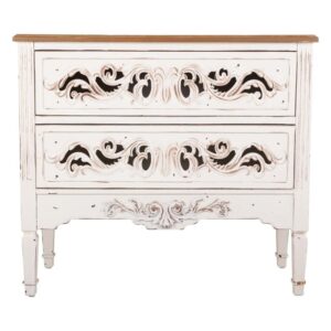 wohnli-moebel-suche-M22009118-1 Kommode aus Holz, 86x38x76, weiß 86x76x38cm Holz Weiß Wanderlust deco Möbel Schlafzimmermöbel Kommoden