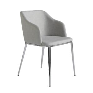 wohnli-moebel-suche-M22010254 Wohnli Möbelsuche - Stuhl mit Stoffbezug und verchromtem Stahlrahmen
