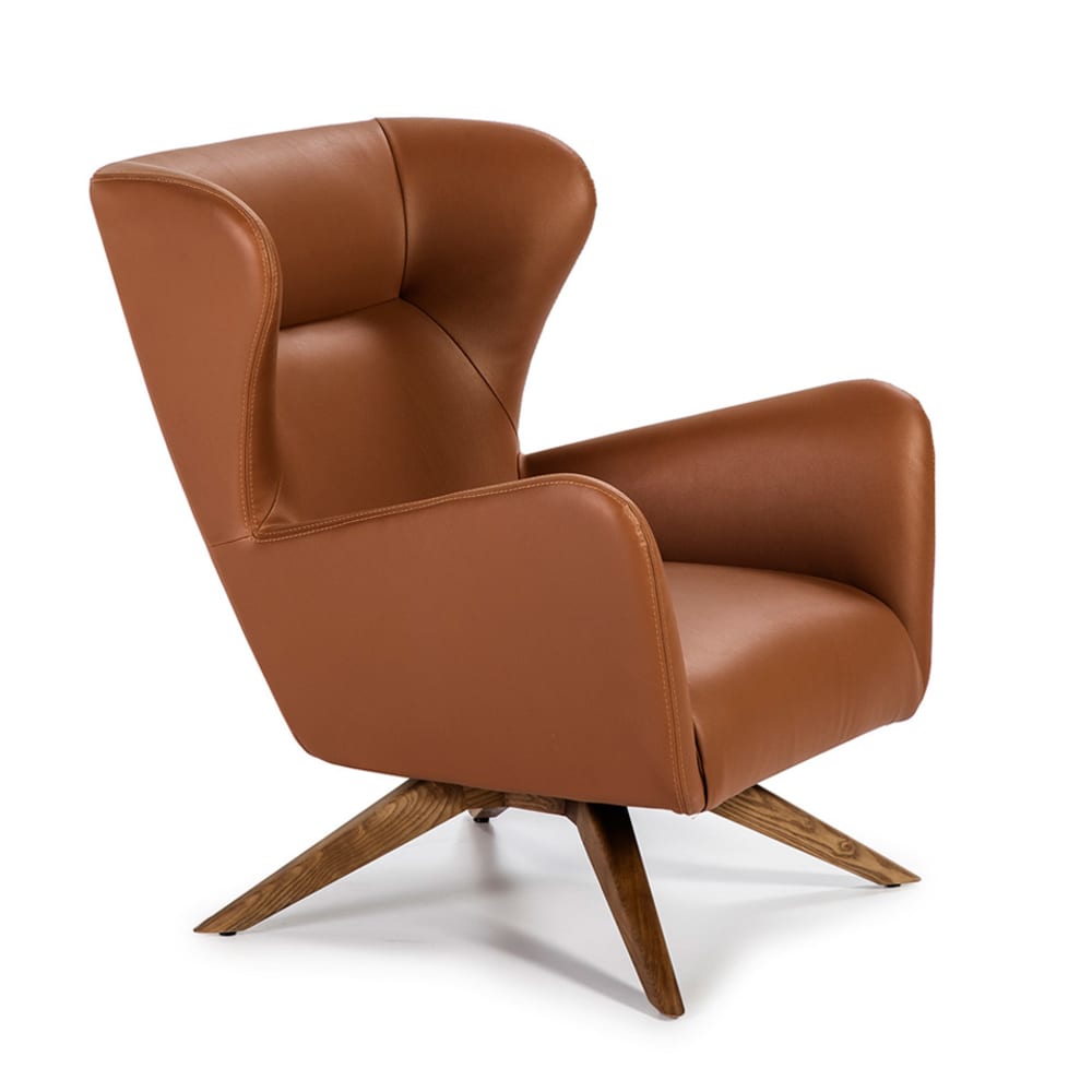 wohnli-moebel-suche-M22013302 Wohnli Möbelsuche - Drehbarer gepolsterter Sessel Kunstleder