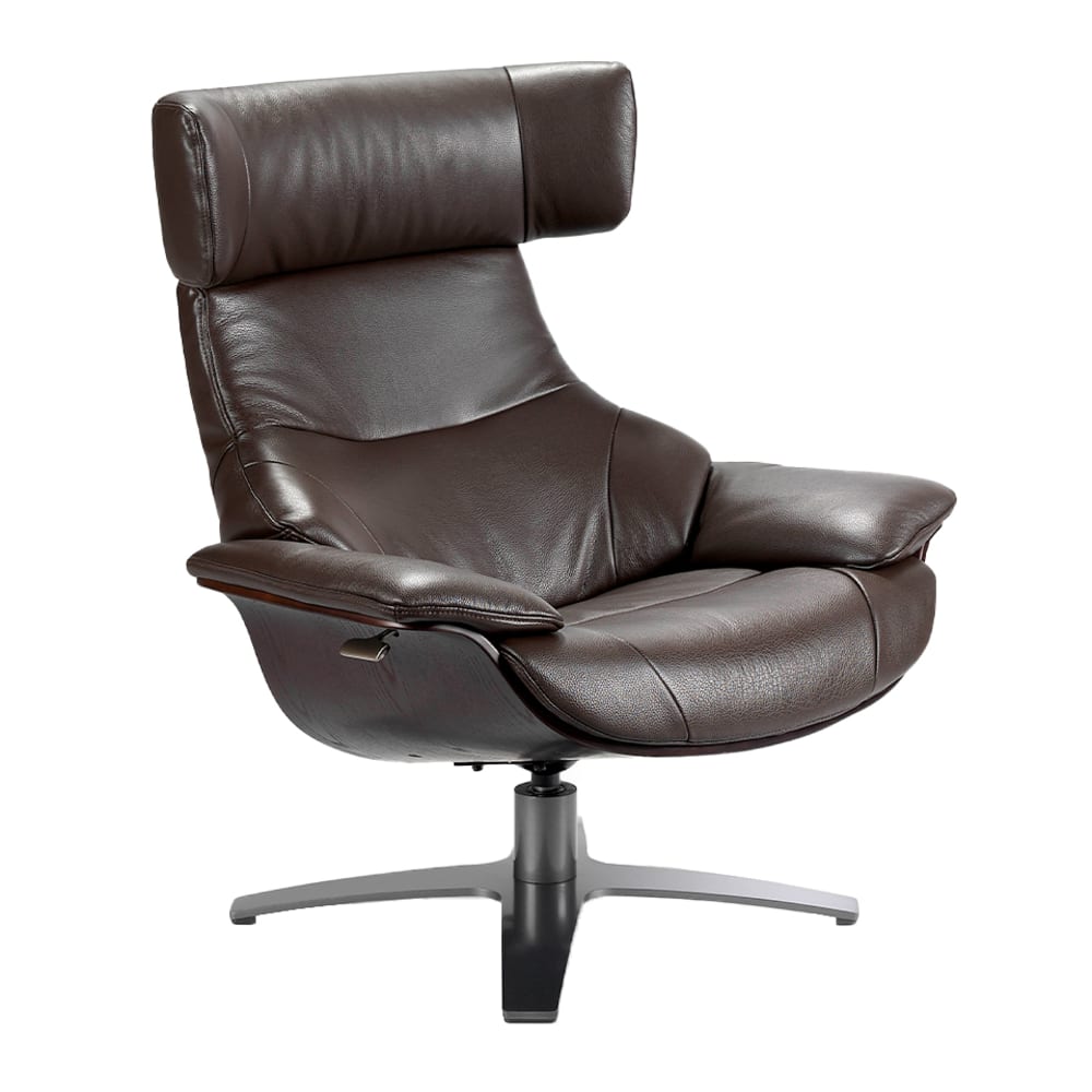 wohnli-moebel-suche-M22013304 Wohnli Möbelsuche - Drehbarer gepolsterter Sessel Rindsleder