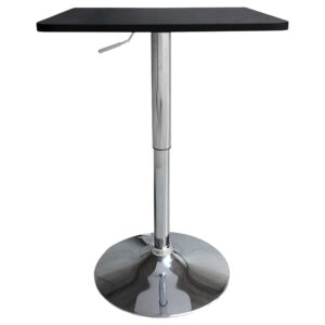 57x105x57cm Spanplatte Schwarz Happy Garden Möbel Esszimmermöbel Esstische