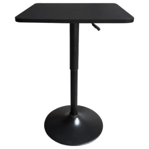 57x105x57cm Spanplatte Schwarz Happy Garden Möbel Esszimmermöbel Esstische