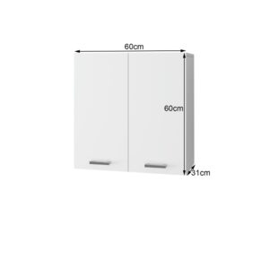 60x60x31cm Spanplatte Weiß ML-Design Möbel Badezimmermöbel Badezimmerschränke