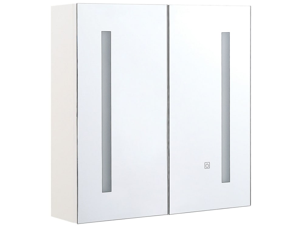 wohnli-moebel-suche-M22024430 Wohnli Möbelsuche - LED Bad-Spiegelschrank aus Holz 60cm