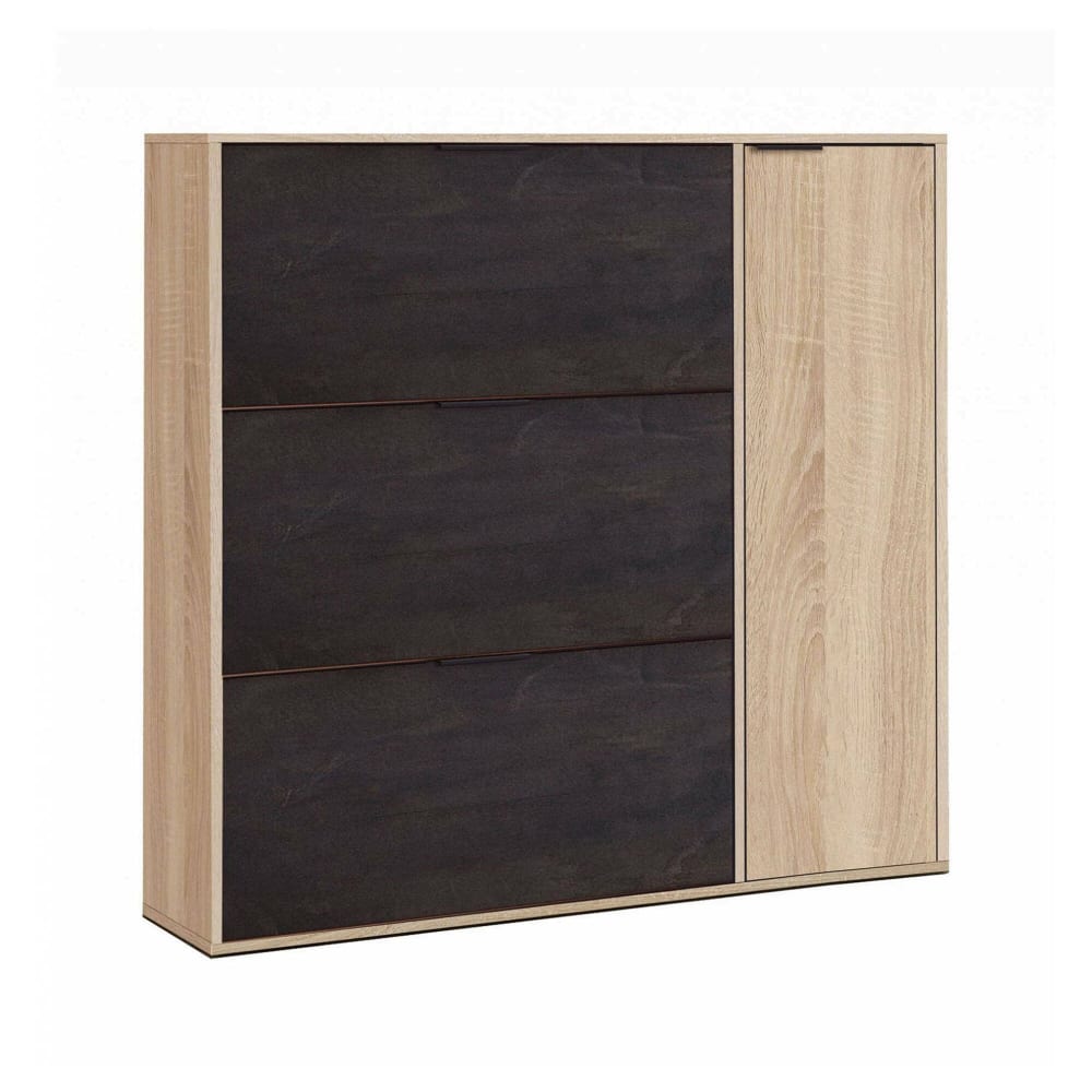 Wohnli Möbelsuche - Schuhregal in Eichenholzoptik