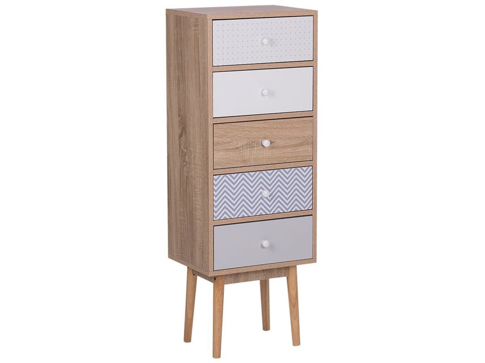 wohnli-moebel-suche-M22027182 Wohnli Möbelsuche - Kommode mit 5 Schubladen aus Holzwerkstoff 112cm