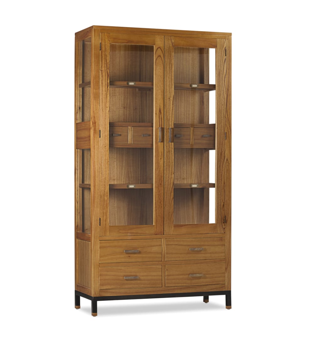wohnli-moebel-suche-M22027737 Wohnli Möbelsuche - Vitrine aus Mindi-Holz und Metall