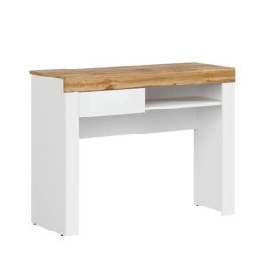 Weiß und Holzoptik