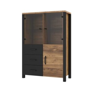 wohnli-moebel-suche-M22029117 Wohnli Möbelsuche - 3-türige Kommode mit 3 Schubladen Laminierte Spanplatten Holz