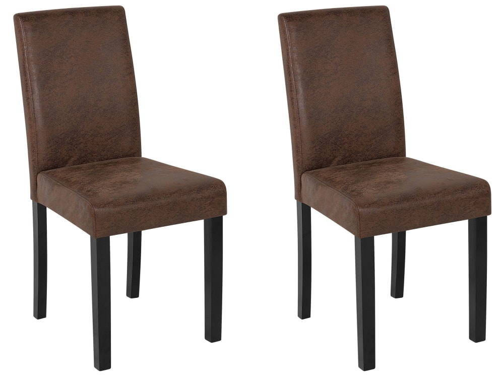 wohnli-moebel-suche-M22030309 Wohnli Möbelsuche - Esszimmerstuhl 2er Set aus Kunstleder