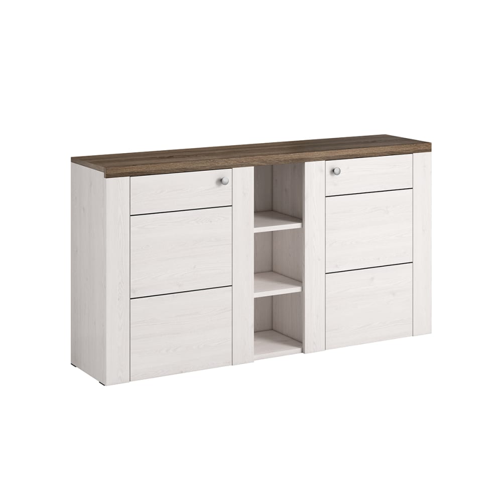 wohnli-moebel-suche-M22033768 Wohnli Möbelsuche - 2-türiges Sideboard Spanplatten Holz und Weiß