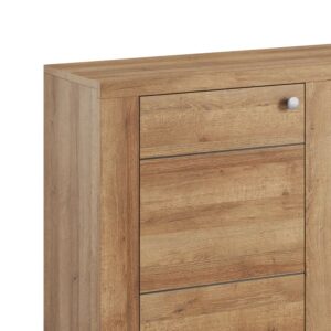 wohnli-moebel-suche-M22033782-1 2-türiges Sideboard Spanplatten Holz 155x85x37cm Spanplatte Braun Petits meubles Möbel Esszimmermöbel Sideboards, Highboards & niedrige Anrichten