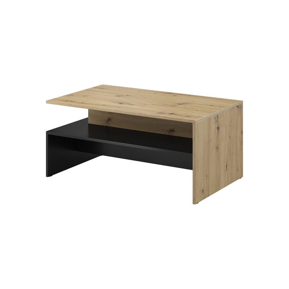 Wohnli Möbelsuche - Couchtisch Laminierte Spanplatten Schwarz und Holz