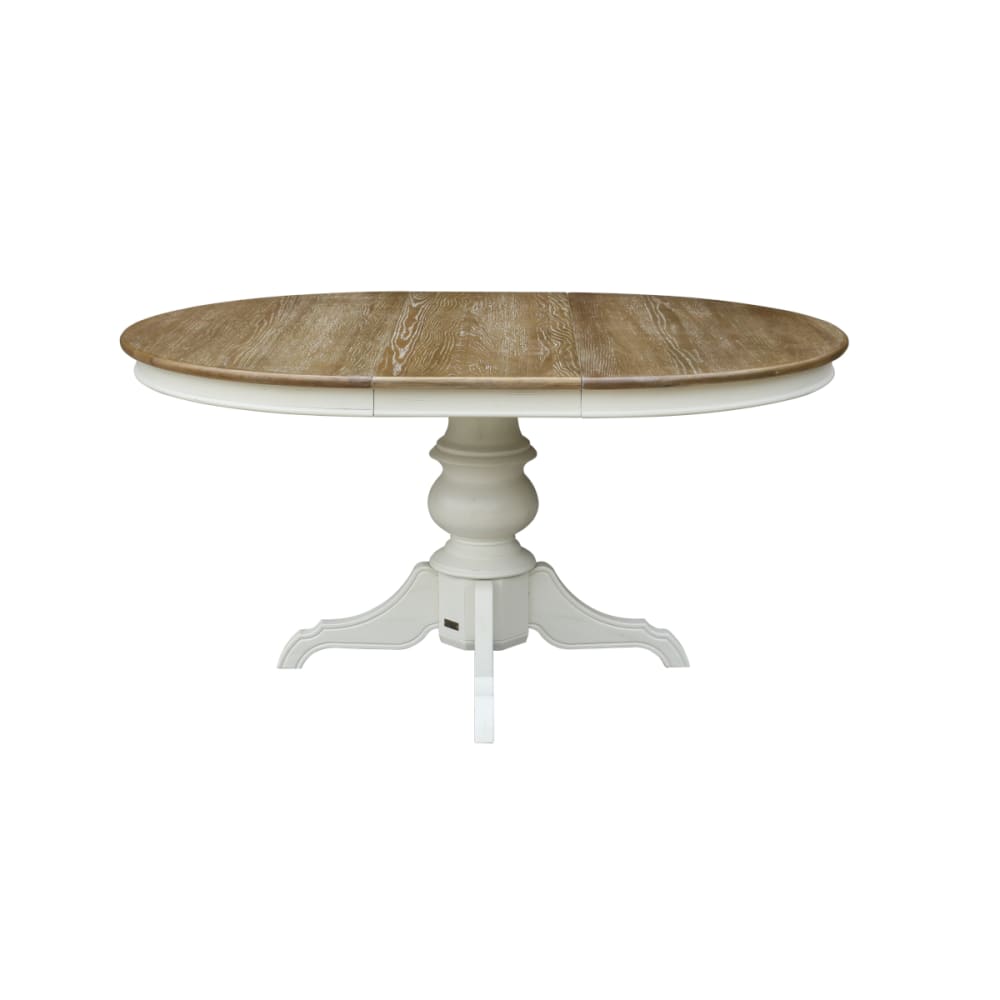 wohnli-moebel-suche-M22039299 Wohnli Möbelsuche - Runder Eichentisch mit 1 Verlängerung