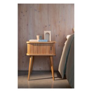 wohnli-moebel-suche-M22039525-1 Beistelltisch aus hellem Holz im skandinavischen Stil 45x59x45cm Holz Braun Zuiver Möbel Wohnzimmermöbel Beistelltische