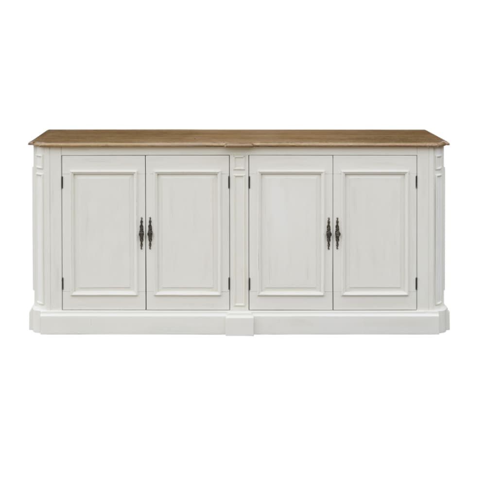 Wohnli Möbelsuche - Sideboard mit 4 Türen aus massivem Eichenholz