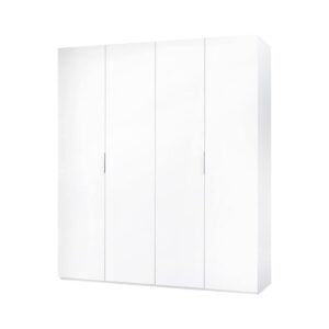 Wohnli Möbelsuche - Großer Kleiderschrank in weißer Holzoptik