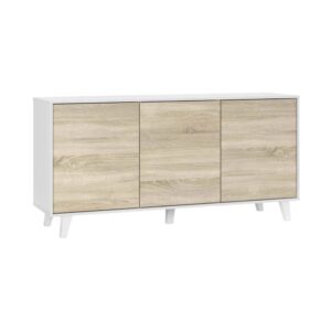 Wohnli Möbelsuche - Weißes Sideboard in Holzoptik