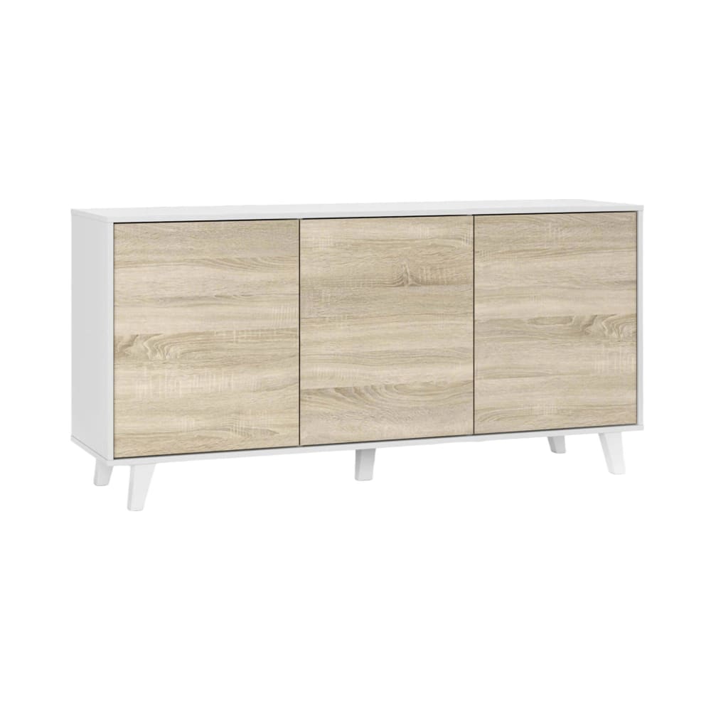 Wohnli Möbelsuche - Weißes Sideboard in Holzoptik