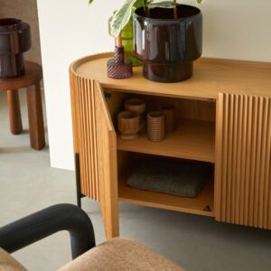 Buffet aus Mindi 150 cm 150x71x45cm Holz Beige Tikamoon Möbel Esszimmermöbel Sideboards, Highboards & niedrige Anrichten