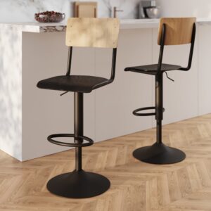 helles und schwarzes Holz