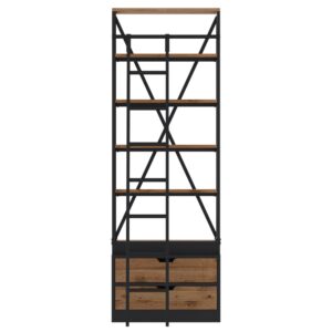 wohnli-moebel-suche-M22063537 Wohnli Möbelsuche - Kleine Bibliothek 86 cm aus Holz und Metall