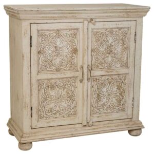wohnli-moebel-suche-M22069437 Wohnli Möbelsuche - Handgefertigter geschnitzter Flurtisch (90x40x90 cm)