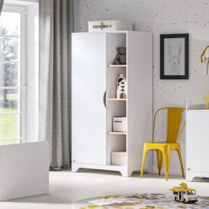 2 Kleiderschränke L88.5cm - Weiß