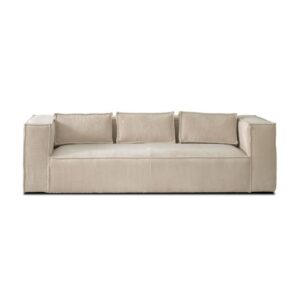 wohnli-moebel-suche-M22084572 Wohnli Möbelsuche - Stella - canapé fixe 3 places - en velours côtelé - style contemporain