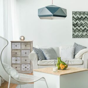 Kommode mit 8 Schubladen aus braunem und weißem Holz 54x81x25cm Holz Beige Mobili Rebecca Möbel Schlafzimmermöbel Aufbewahrungsmöbel