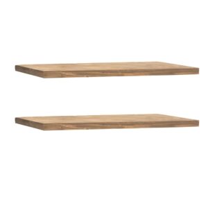 wohnli-moebel-suche-M22086861 Wohnli Möbelsuche - 2er-Set schwebende Massivholz-Regale in Dunkel-Eiche
