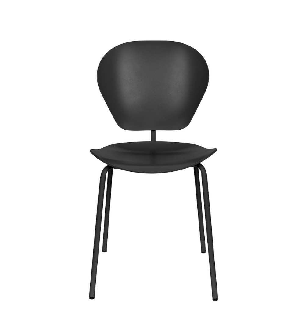 wohnli-moebel-suche-M22088628 Wohnli Möbelsuche - Öko-verantwortlicher Stuhl aus recyceltem Kunststoff schwarz