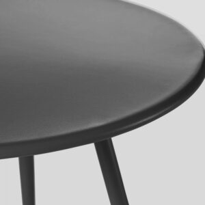 wohnli-moebel-suche-M22090724-1 Runder grauer Metall-Beistelltisch 0x30x0cm Stahl Grau Oviala Möbel Wohnzimmermöbel Couchtische