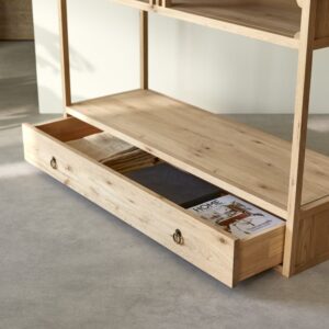 142x82x45cm Holz Beige Tikamoon Möbel Wohnzimmermöbel Konsolentische