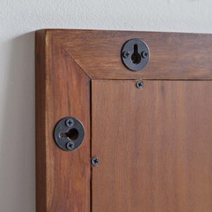 Deko-Spiegel aus massivem Palisanderholz 100x50 cm 50x100x2cm Holz Braun Tikamoon Möbel Flurmöbel Dielenbänke