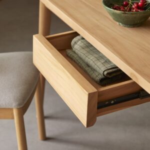 wohnli-moebel-suche-M22103889-1 Esstisch aus Teakholz massiv Esszimmer Tisch 180x80 cm neu Tikamoon 180x78x80cm Holz Beige Tikamoon Möbel Esszimmermöbel Esstische