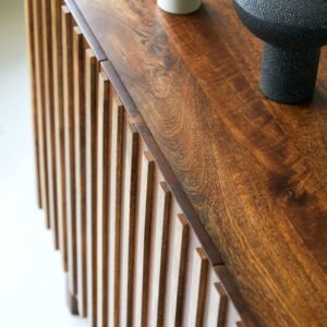 Sideboard aus massivem Mangoholz 164x79x42cm Holz Braun Tikamoon Möbel Esszimmermöbel Sideboards, Highboards & niedrige Anrichten