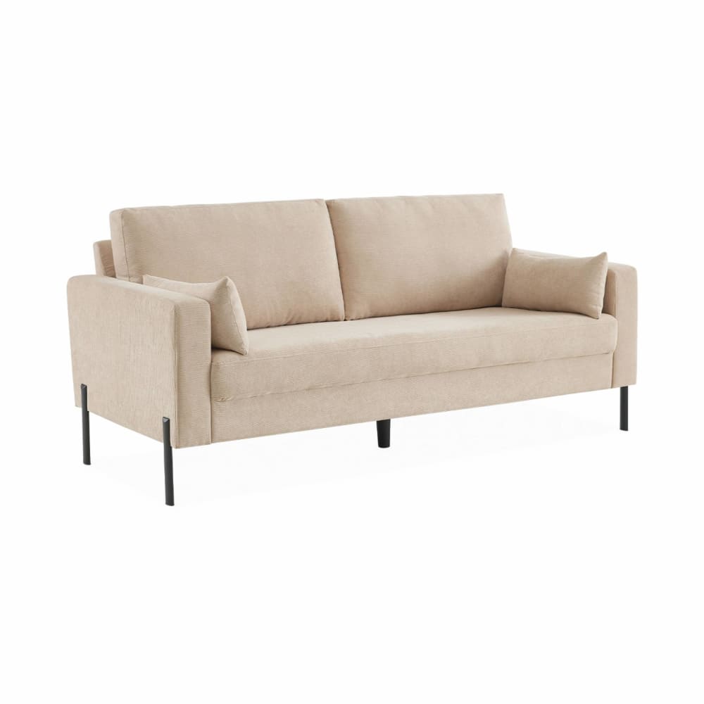 Wohnli Möbelsuche - 3-Sitzer-Sofa Cordbezug in beige